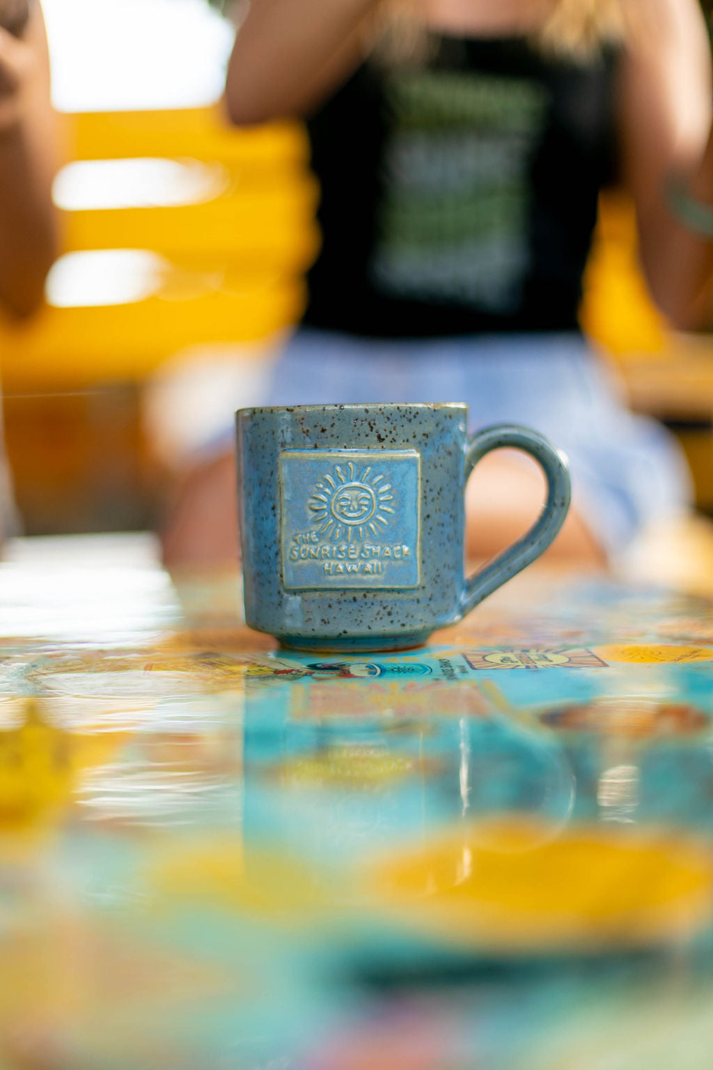 HANDMADE SHACK LOGO MUG ☀️🌊 SKY BLUE *LIMITED EDITION*