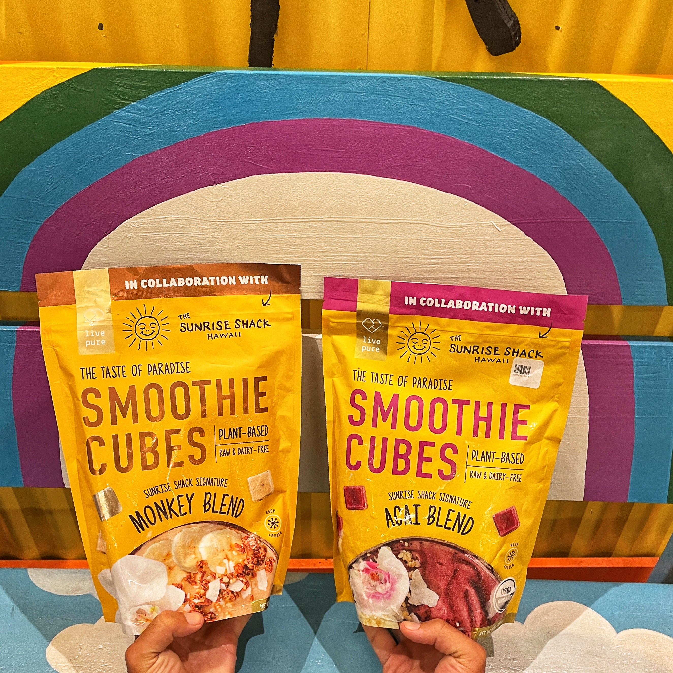 Smoothie Cube Acai & Monkey Flavor (Live Pure Collaboration) (pack of 2) 1  each